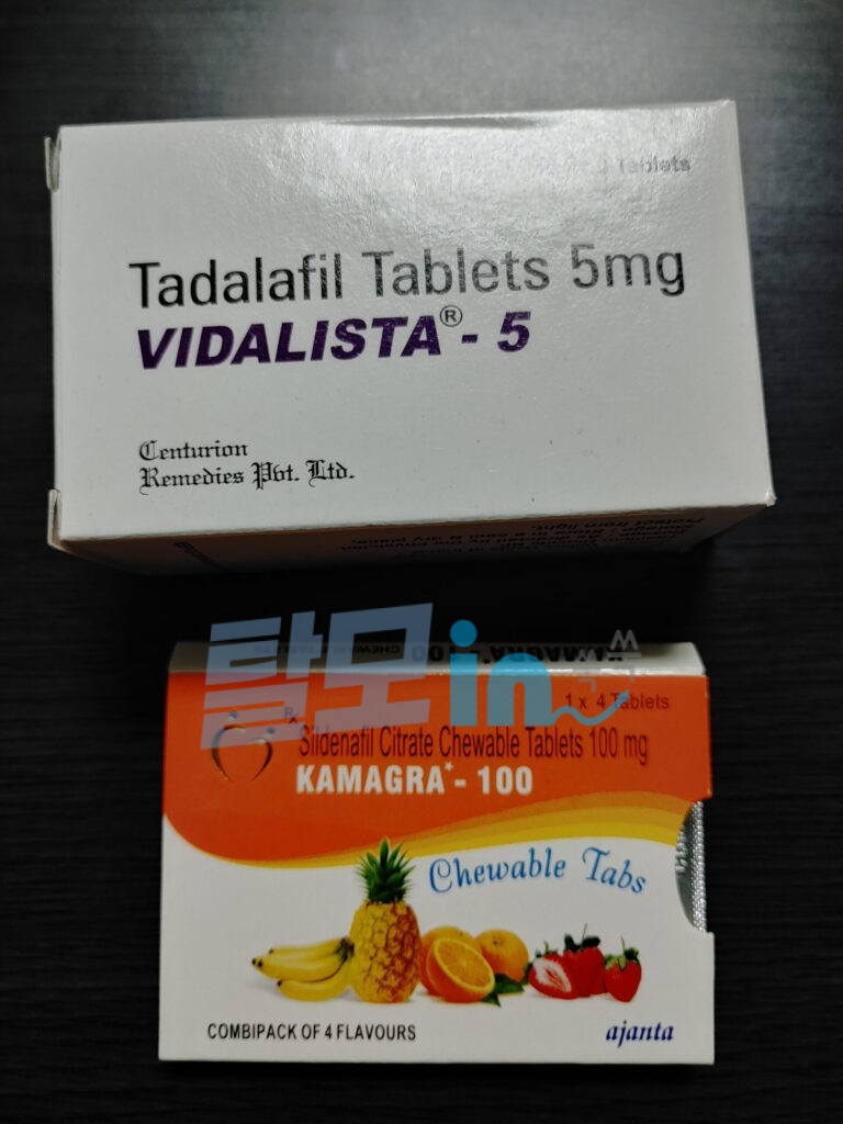 비달리스타 5mg 100정 photo review